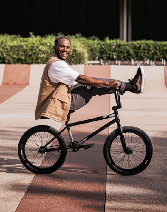 Vans BMX Rider Courage Adams.