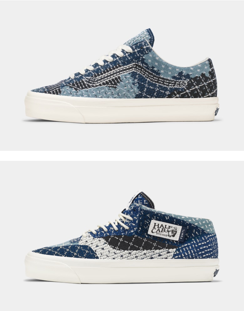 OTW by Vans x FMDTL shoes with a white background.