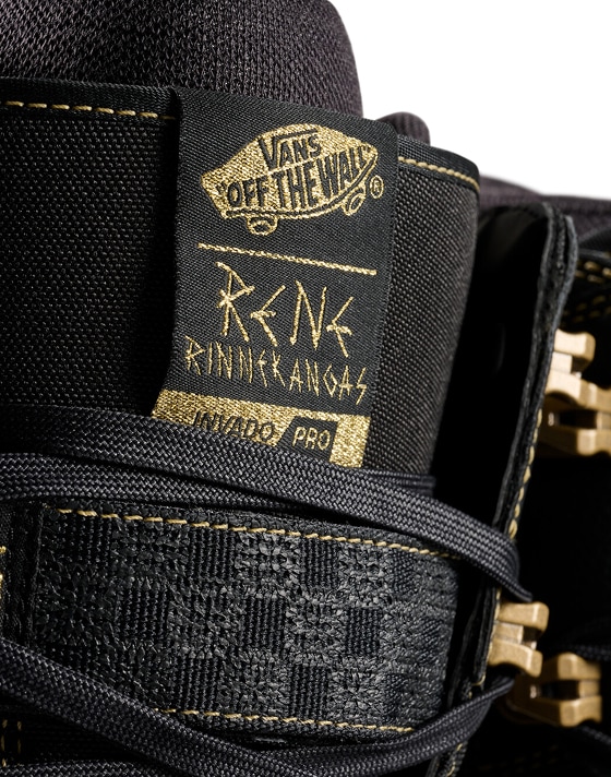 Close-up on the tongue of the Invado Pro by Rene Rinnekangas.