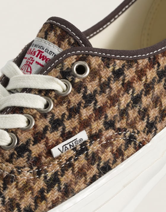 Close up of the Harris Tweed Authentic shoe.