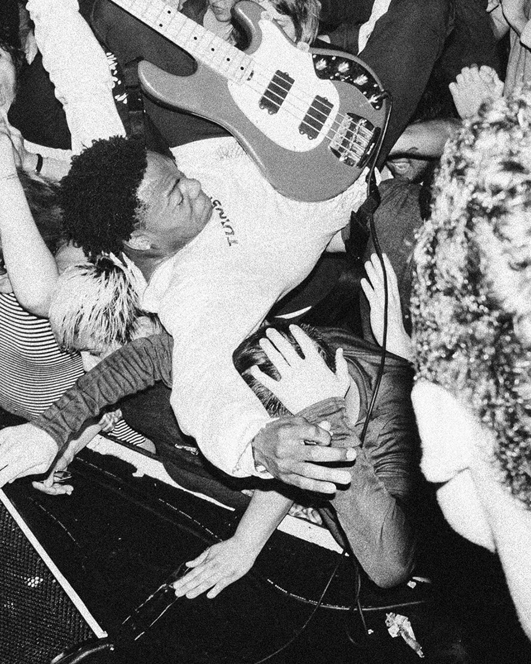 Mosh pit at a Franz Lyons show.