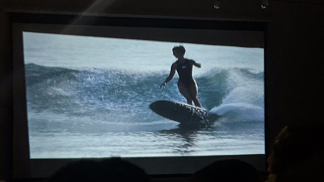 De Color A Flor surf film projected at Oblivion in Los Angeles.
