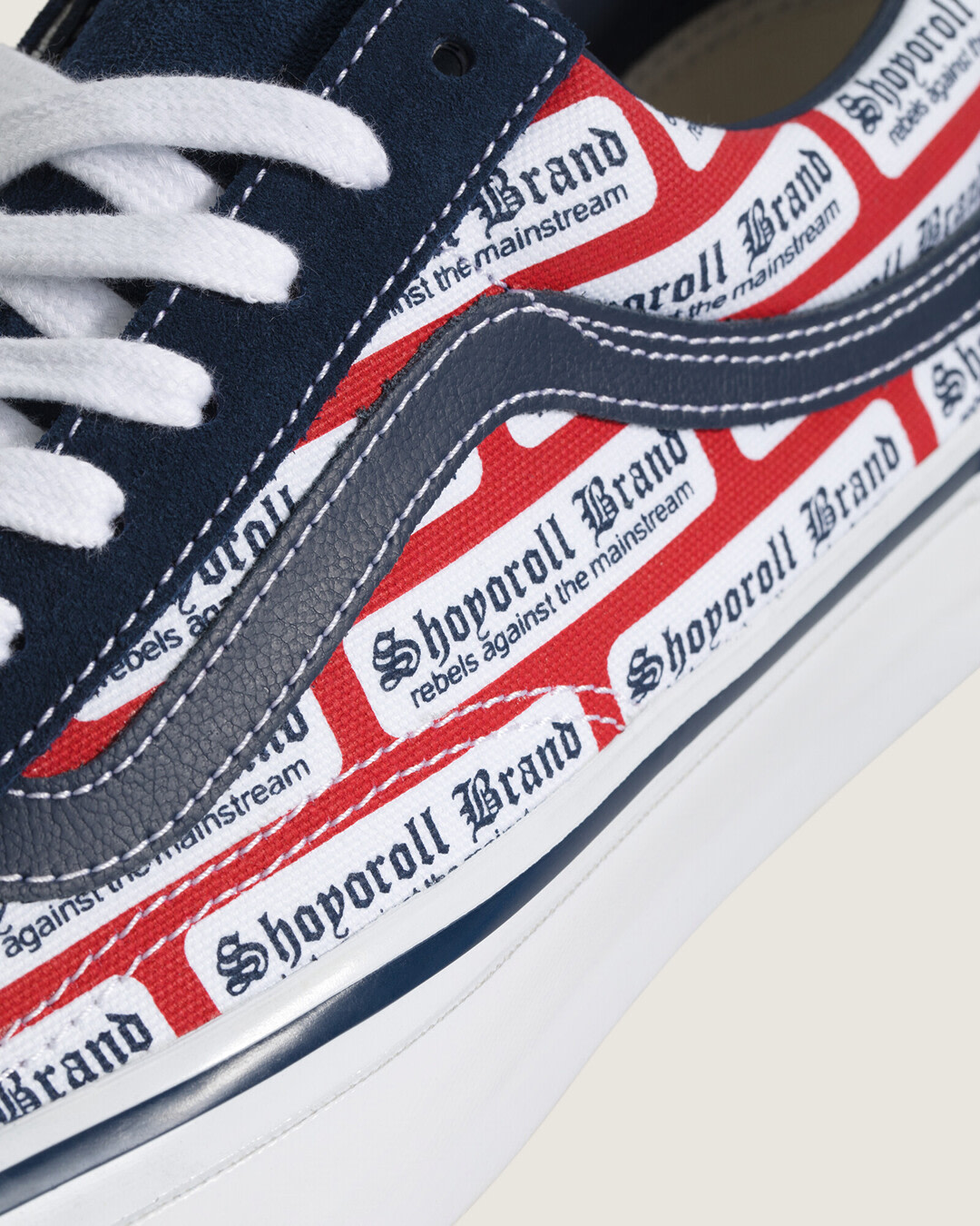 OTW by Vans x Shoyoroll Old Skool 36 in allover logo print in Navy/Red.