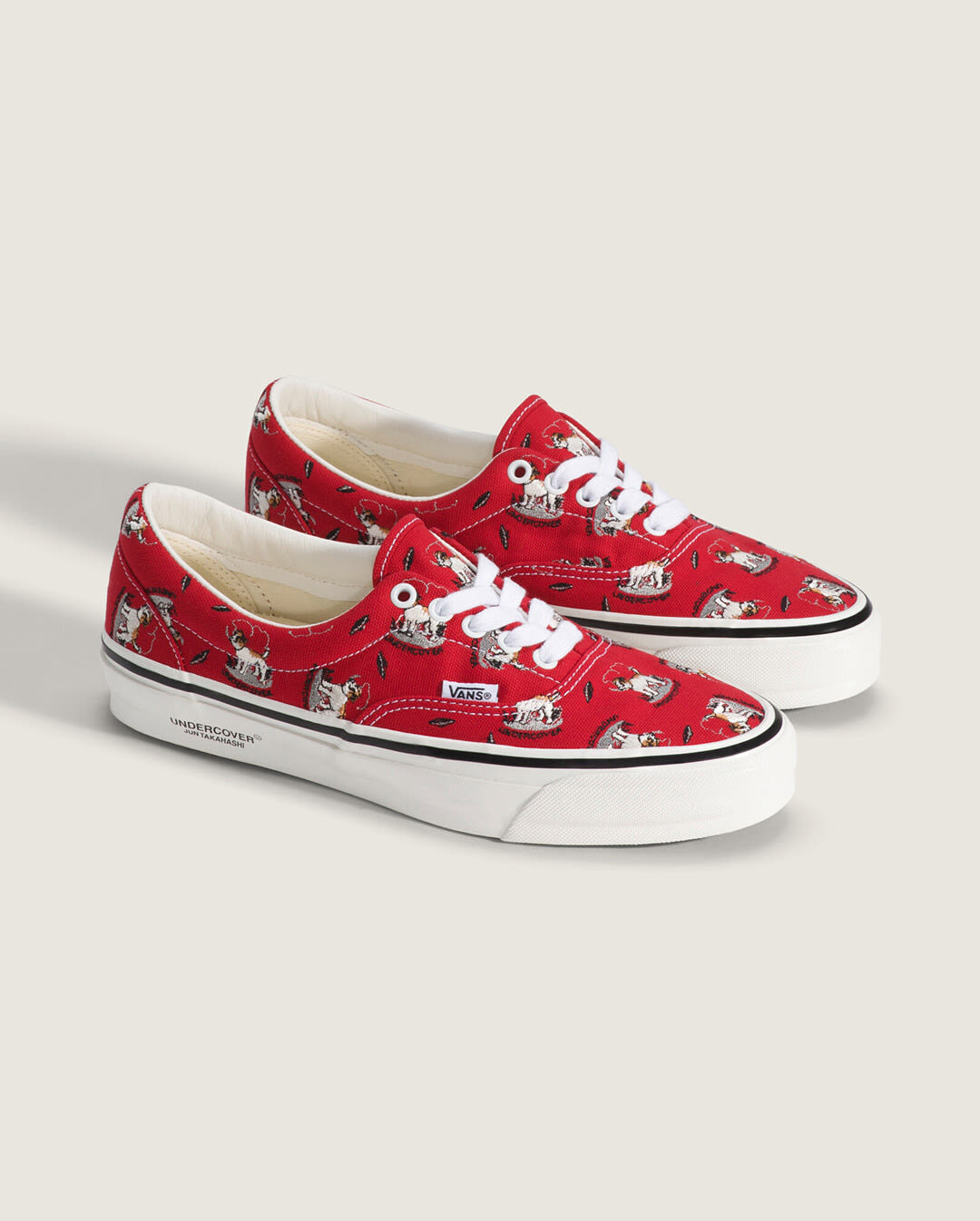 OTW by Vans Undercover Era in red.