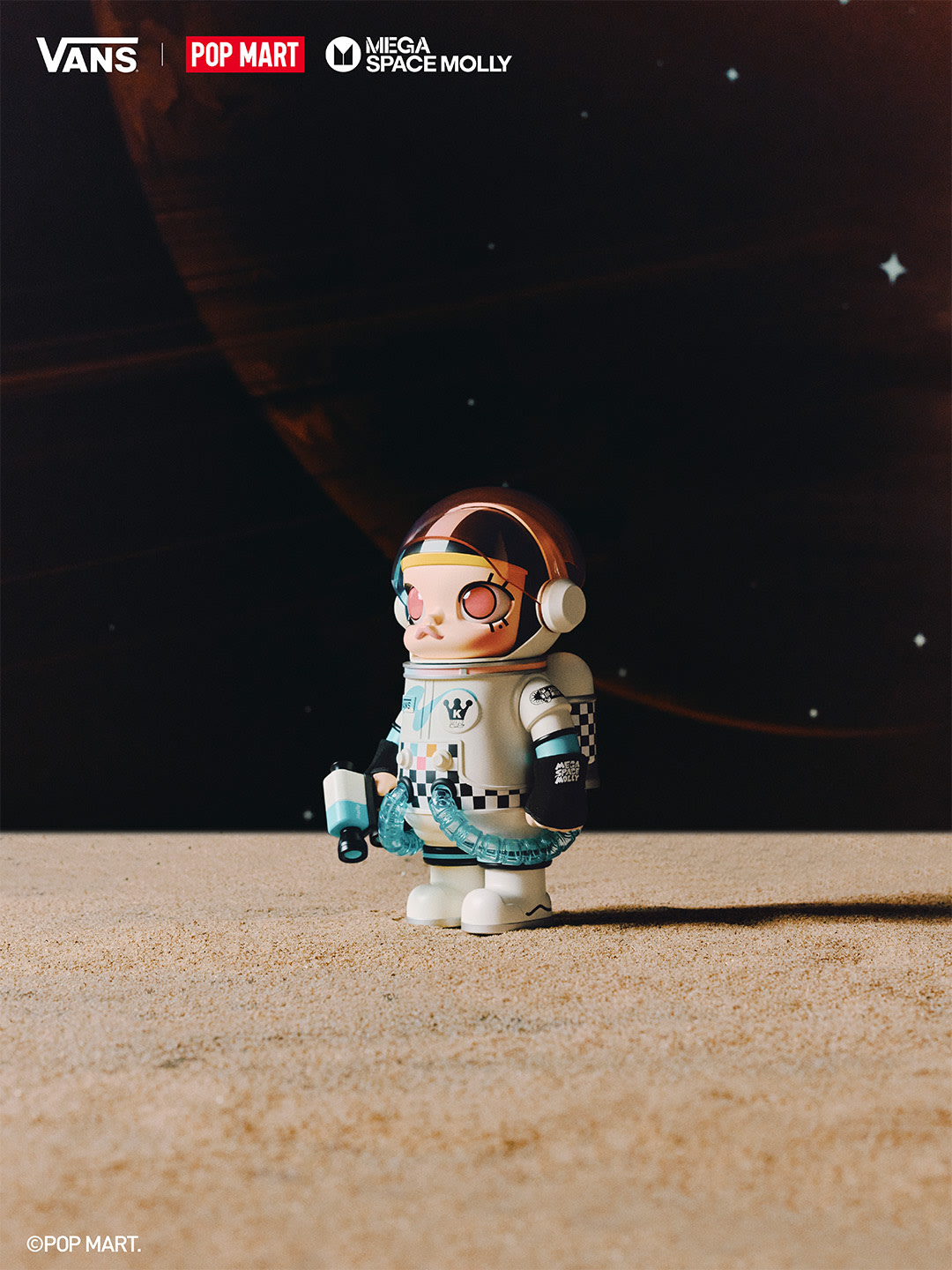 Space Molly astronaut figure from Vans × Pop Mart collaboration.