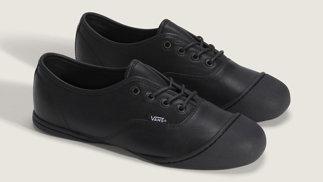 Black OTW Authentic Prima shoes on a white backdrop.