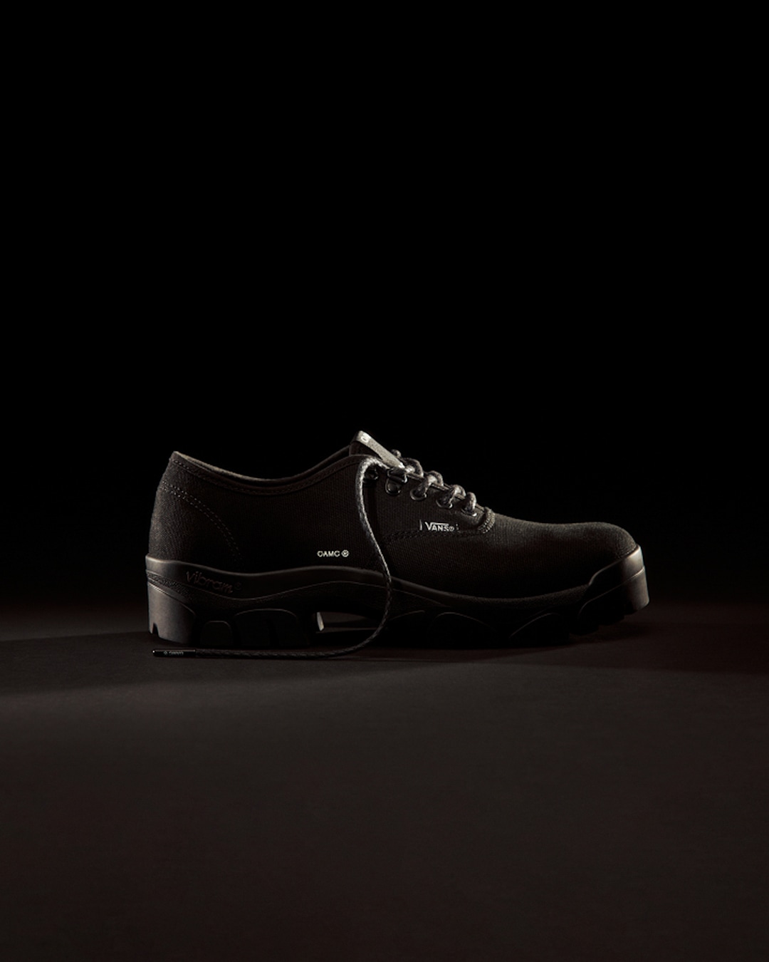 OTW by Vans X OAMC Authentic Oxford on a black background.