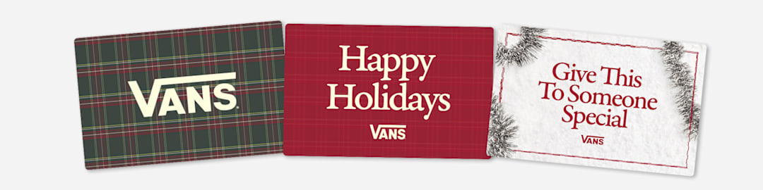VANS GIFT CARDS