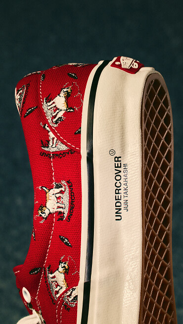OTW by Vans Undercover red shoe