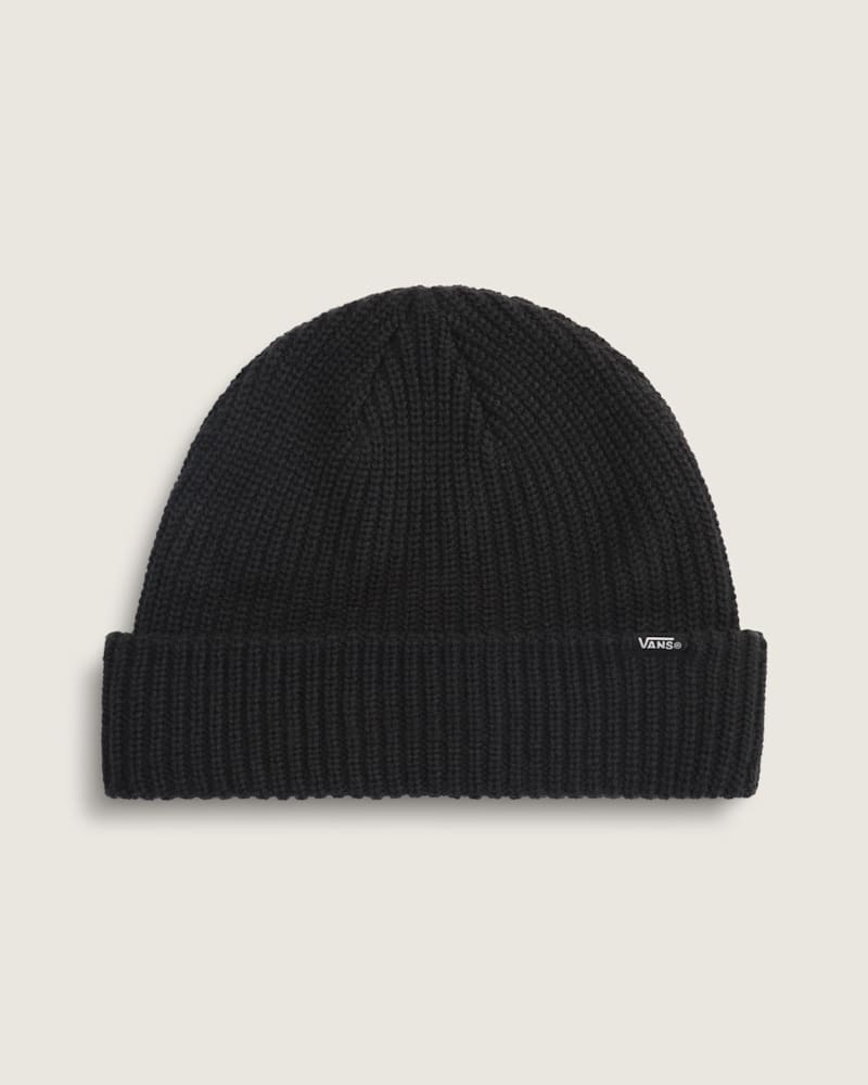 Шапка Vans Core Basic Cuff Beanie, цвет: Чёрный