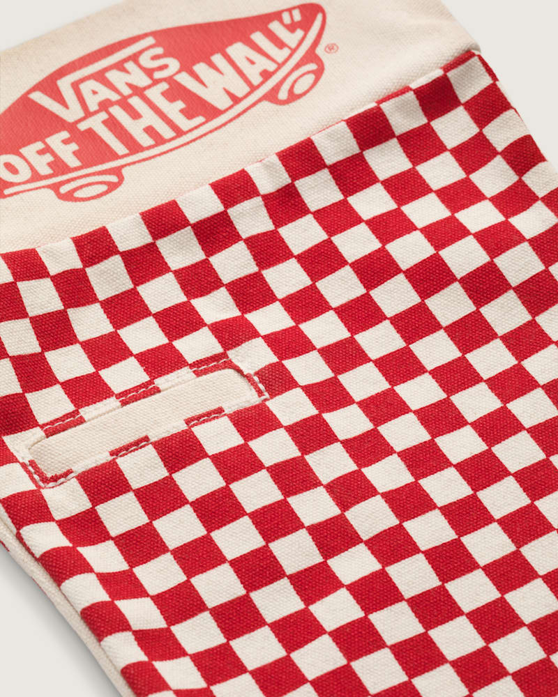 Чулки Checkerboard — Vans, цвет: Красный — фото 2