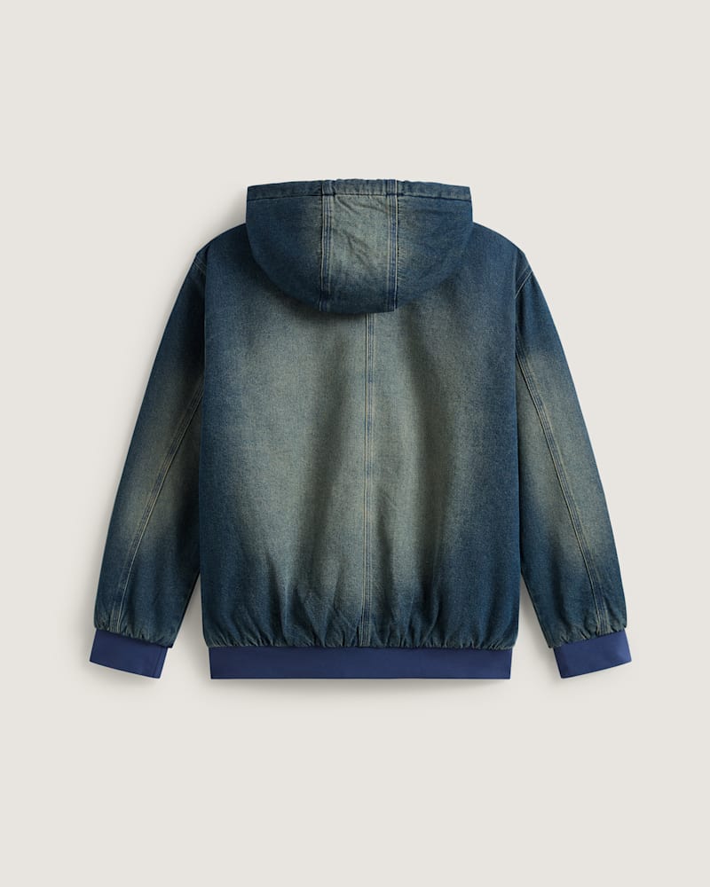 Мужская куртка Vans Eli Workwear Denim Full Zip, цвет: Средний индиго синий — фото 2