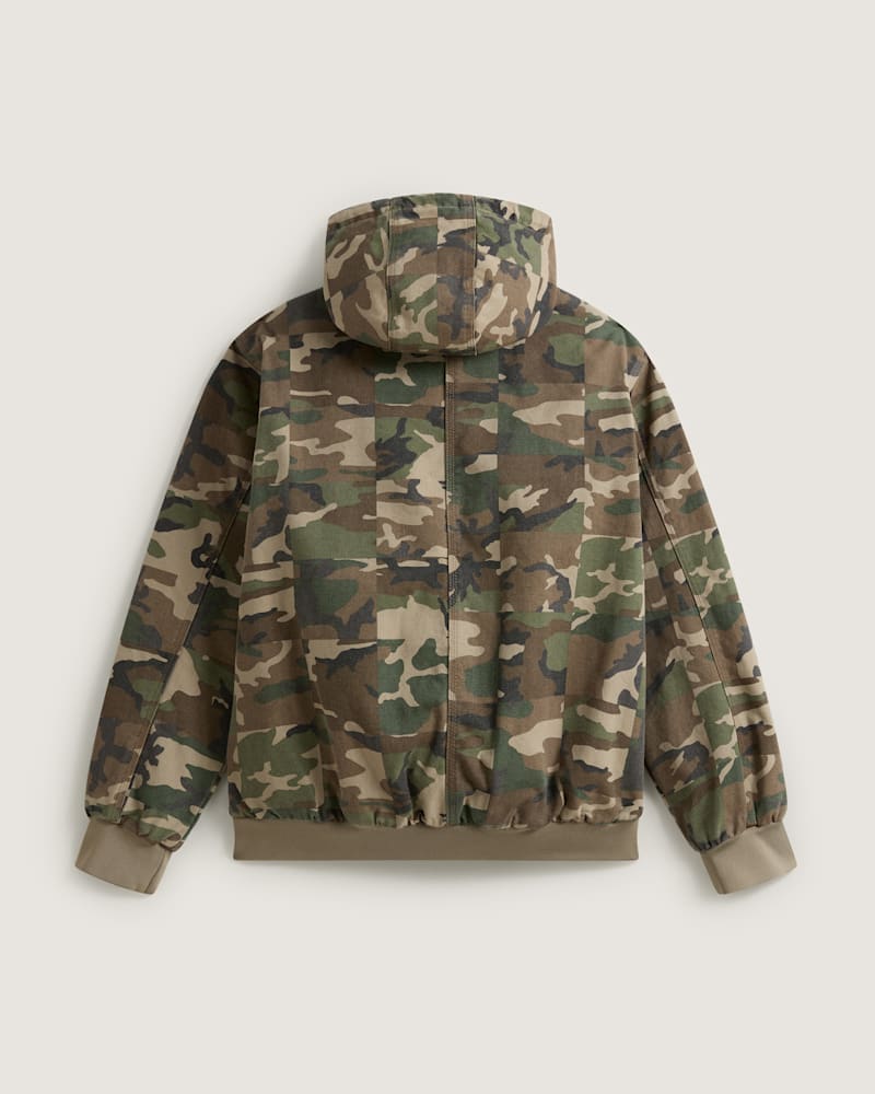 Мужская куртка Vans Eli Workwear Canvas Full Zip, цвет: Серый — фото 2