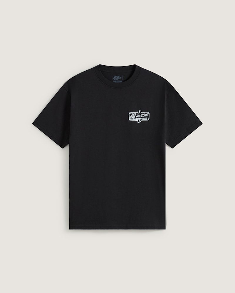 Мужская футболка Vans Metalmark Short Sleeve, цвет: Чёрный — фото 2