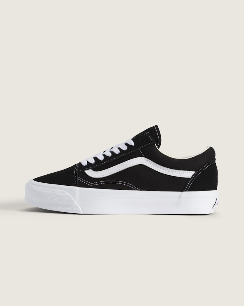 Кроссовки Vans Premium Old Skool, цвет: Чёрный / Белый
