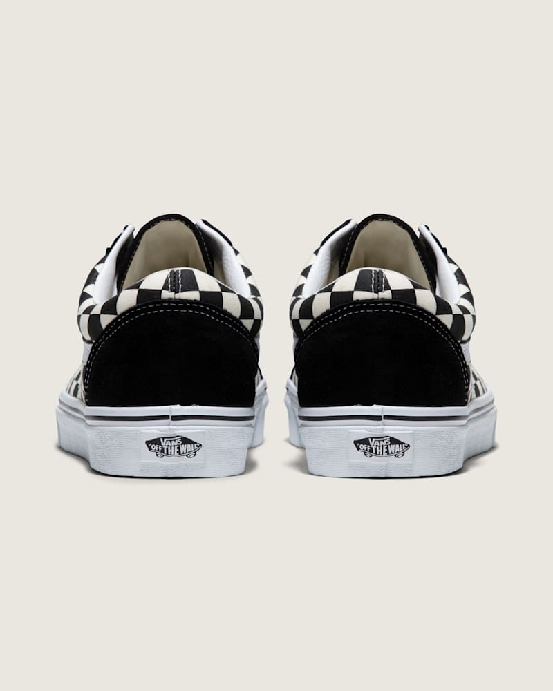 Кроссовки Vans Old Skool Checkerboard, цвет: Чёрный / Белый — фото 4