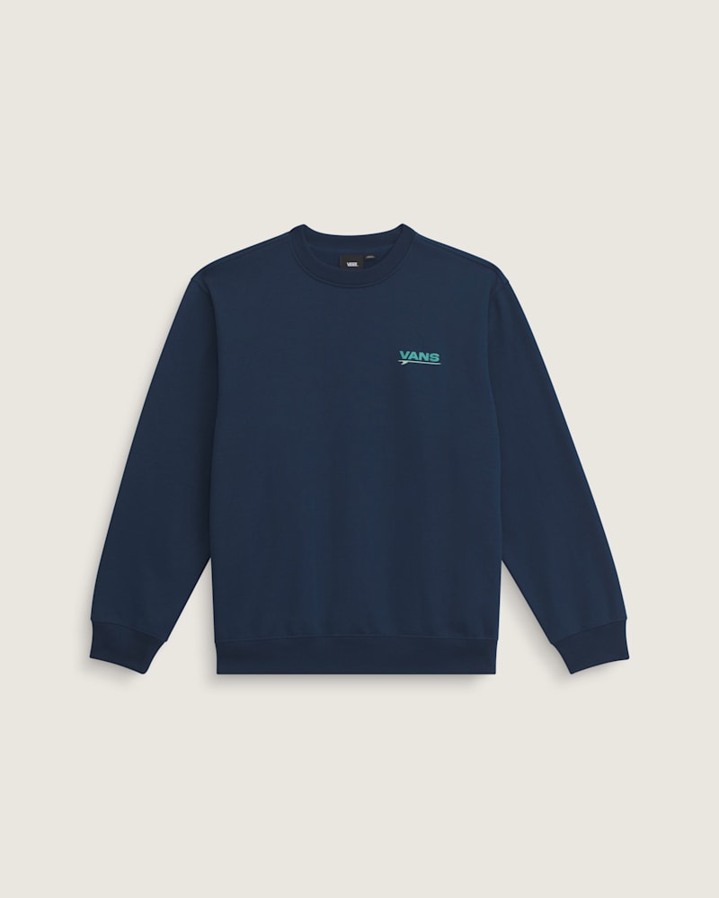Мужская толстовка Vans Palms Crew, цвет: Dress Blues — фото 2
