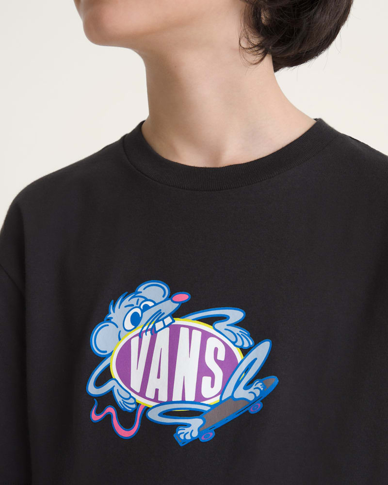 Детская футболка Vans Rad Rodent, цвет: Чёрный — фото 5