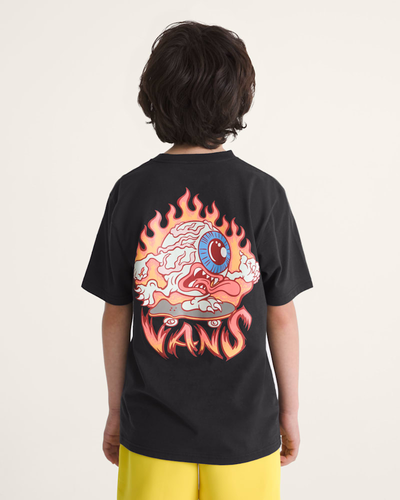 Детская футболка Vans Eye Skate Glow, цвет: Чёрный — фото 4