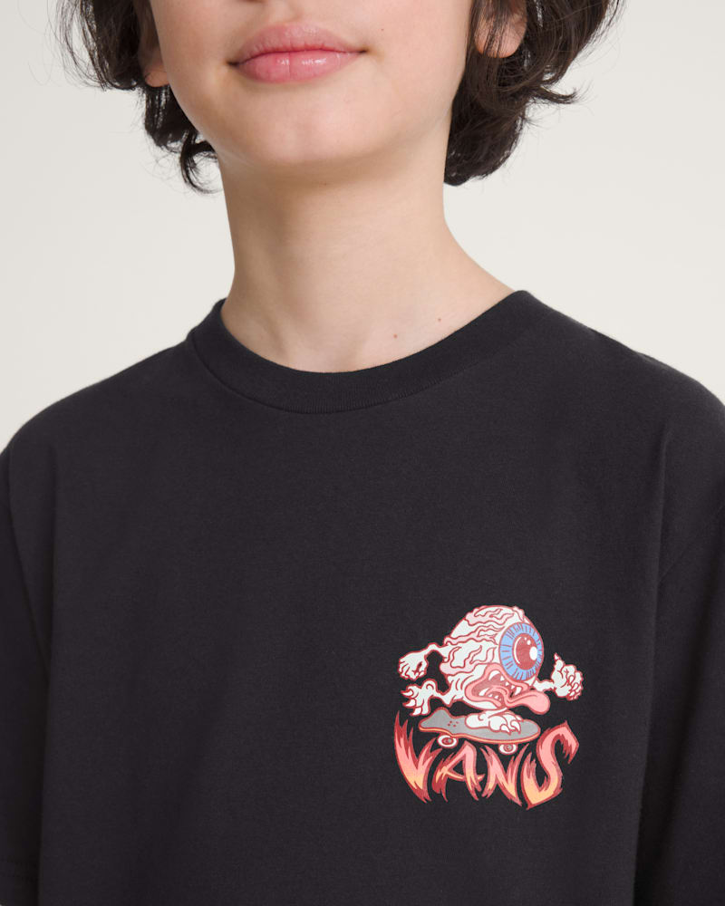 Детская футболка Vans Eye Skate Glow, цвет: Чёрный — фото 5