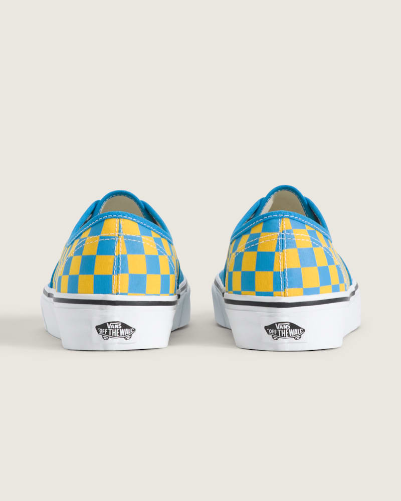 Мужские кроссовки Vans Authentic, цвет: Синий / Жёлтый — фото 4