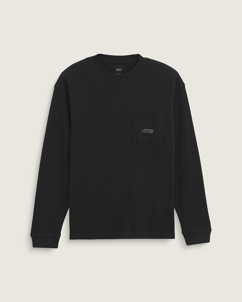 Мужской топ Vans Core Long Sleeve Thermal, цвет: Чёрный