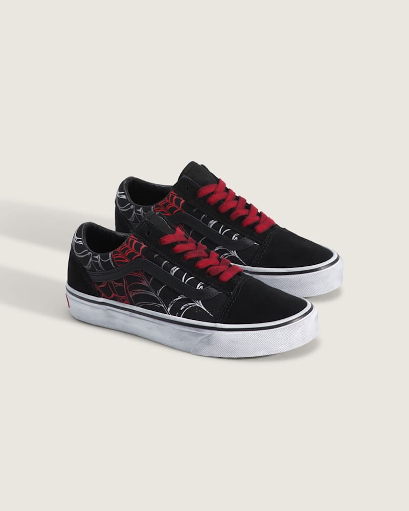 Детские кроссовки Vans Old Skool, цвет: Чёрный, вариант 1 — фото 2