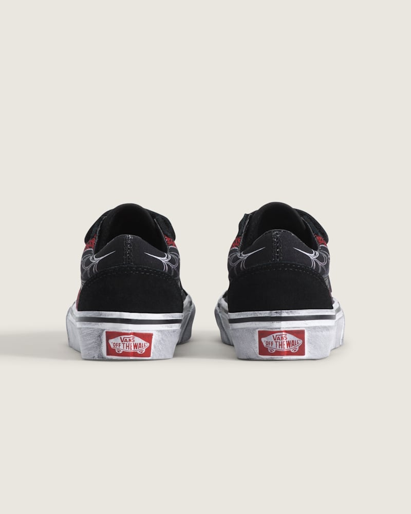 Детские кроссовки Vans Old Skool V, цвет: Чёрный, вариант 1 — фото 4