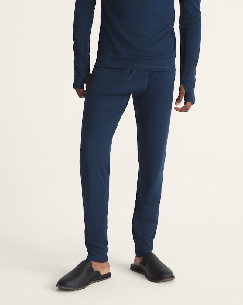 Мужские брюки Vans Cascade Base Layer, цвет: Dress Blues — фото 3