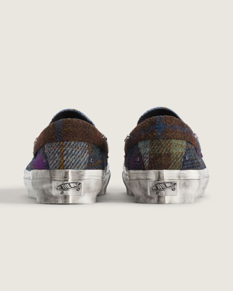 Туфли Vans Premium Harris Tweed® Loafer 53 Shoe, цвет: Коричневый — фото 4