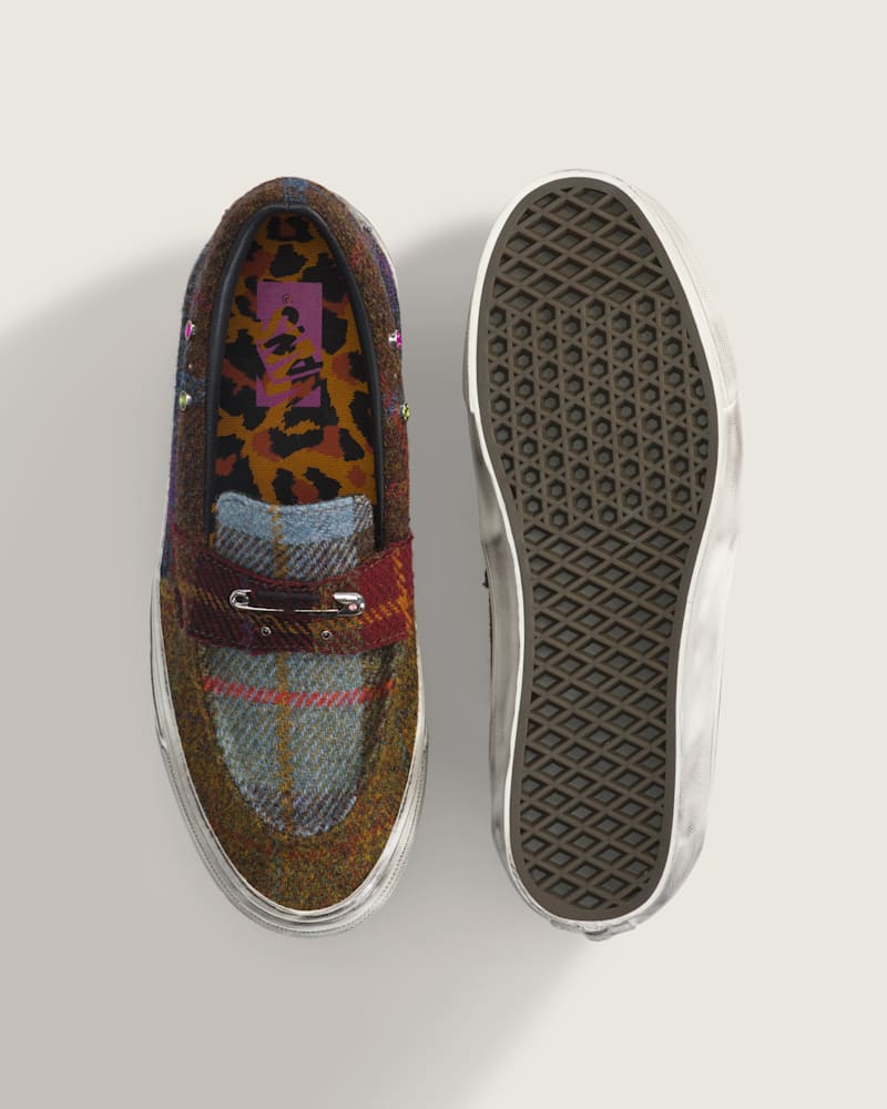 Туфли Vans Premium Harris Tweed® Loafer 53 Shoe, цвет: Коричневый — фото 3