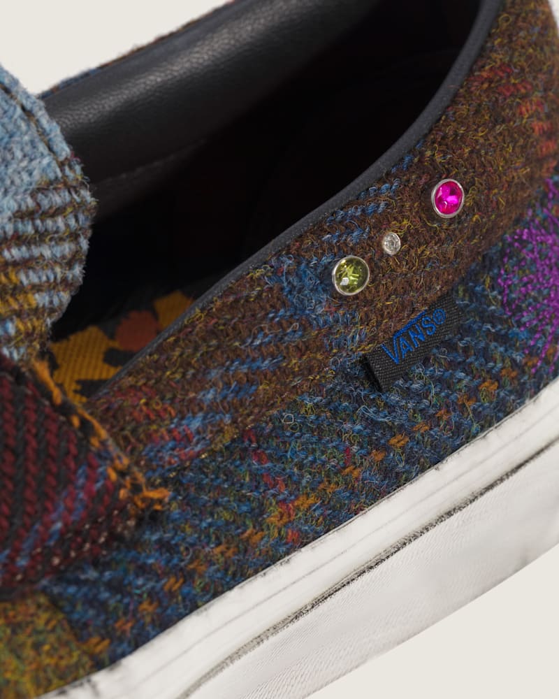 Туфли Vans Premium Harris Tweed® Loafer 53 Shoe, цвет: Коричневый — фото 5