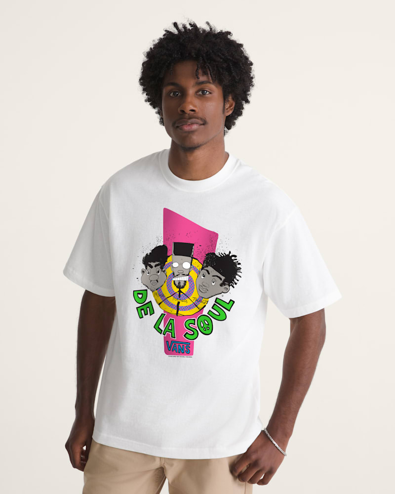 Мужская футболка Vans De La Soul Plugs, цвет: Белый — фото 3