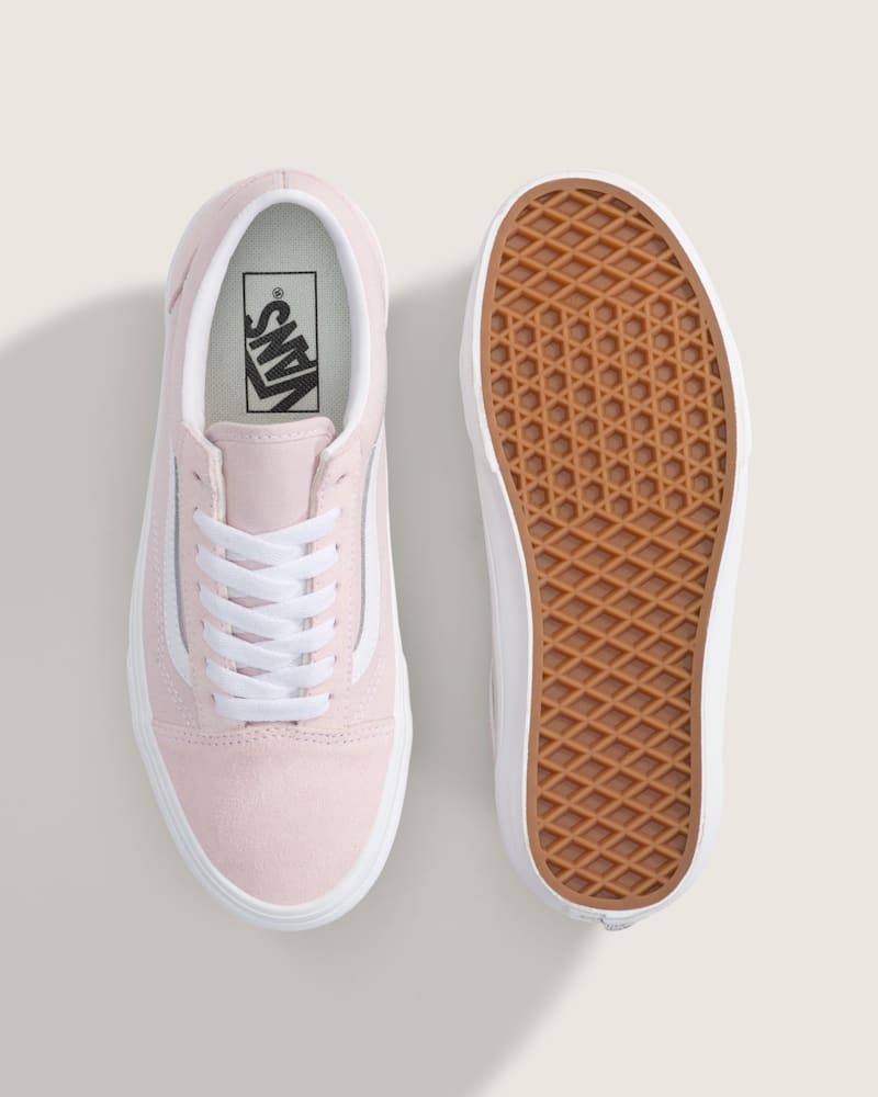 Женские кроссовки Vans Old Skool, цвет: Бледный розовый — фото 3