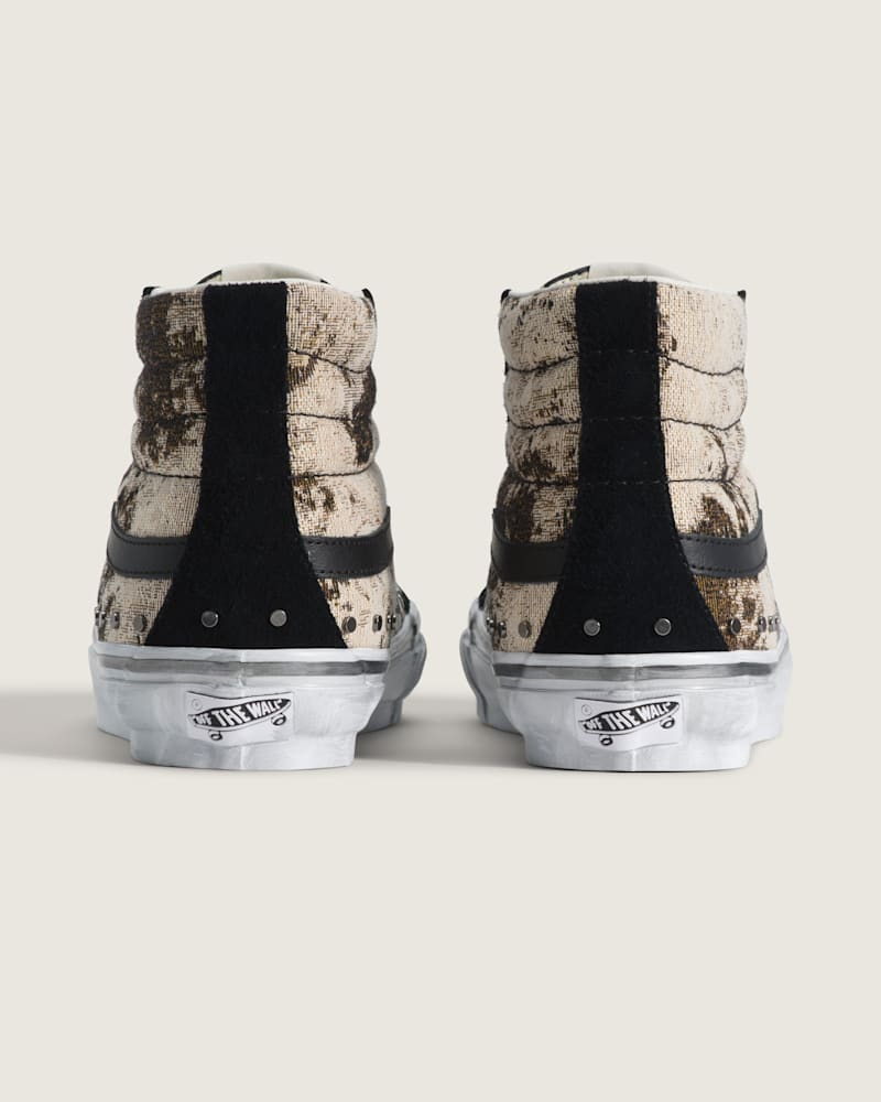 Мужские кроссовки Vans Premium Sk8-Hi, цвет: С принтом чёрный / Разноцветный — фото 4