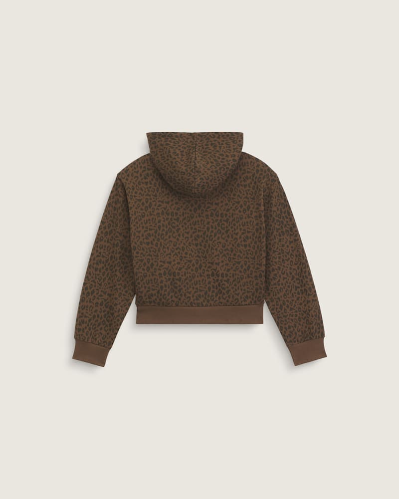 Детские куртки Vans Script Logo Full Zip, цвет: Винтажный какао коричневый — фото 2