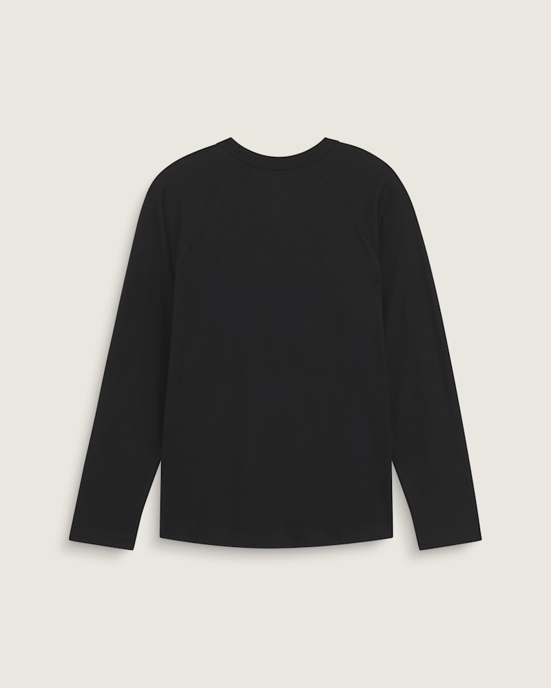 Мужская рубашка Vans X Atiba Long Sleeve Raglan, цвет: Чёрный — фото 2