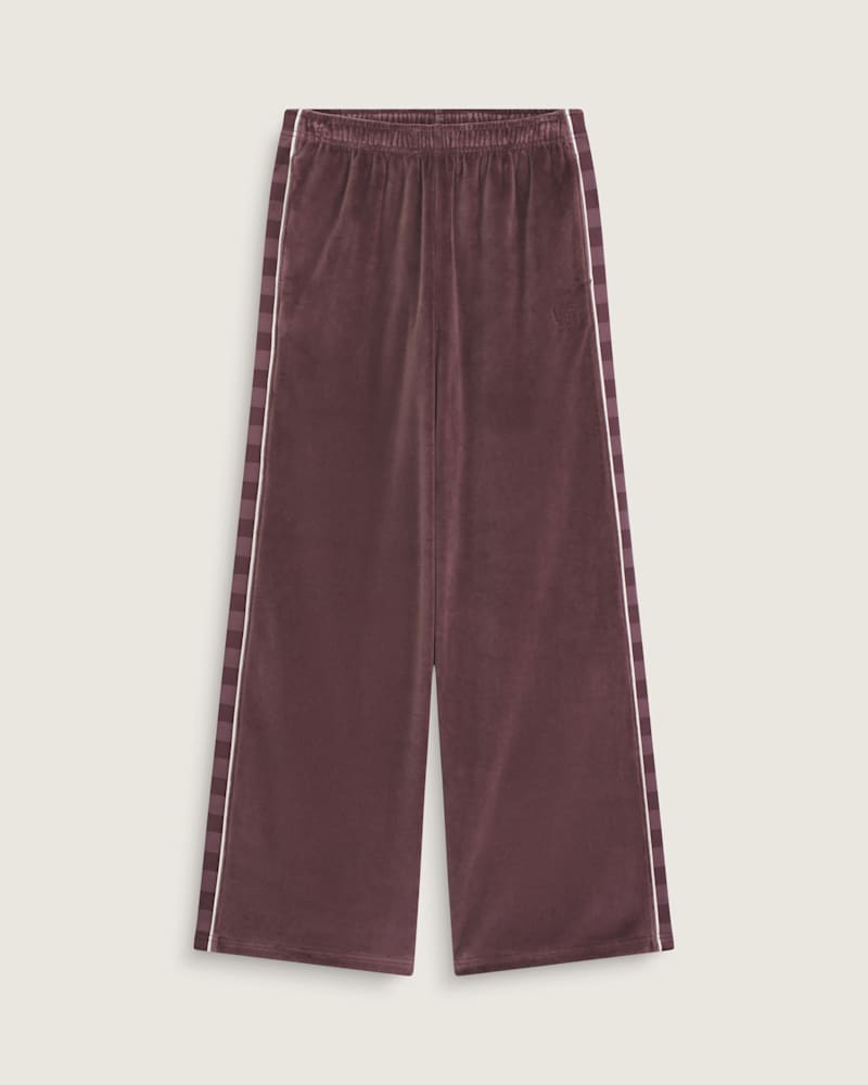 Женские брюки Vans Nikita Velour Track Pants, цвет: Коричневый — фото 2