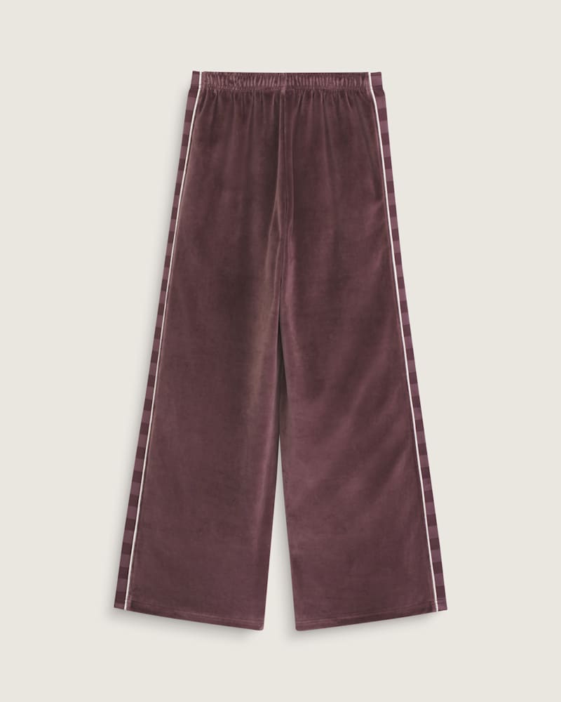 Женские брюки Vans Nikita Velour Track Pants, цвет: Коричневый — фото 3