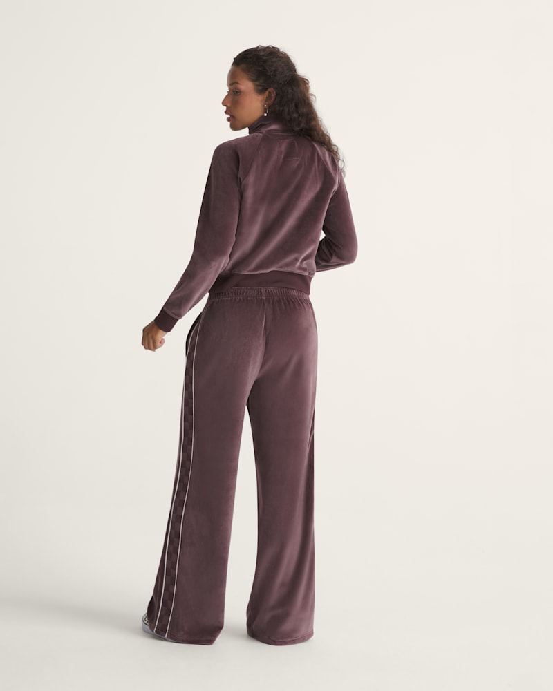 Женские брюки Vans Nikita Velour Track Pants, цвет: Коричневый — фото 5