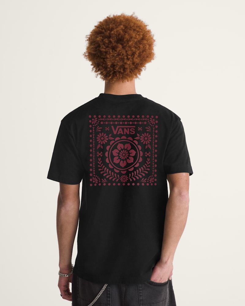 Мужская футболка Vans Papel Picado, цвет: Чёрный — фото 4