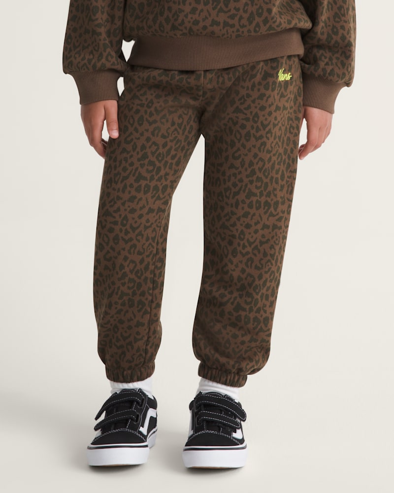 Детские брюки Vans Script Logo Sweatpant, цвет: Винтажный какао коричневый