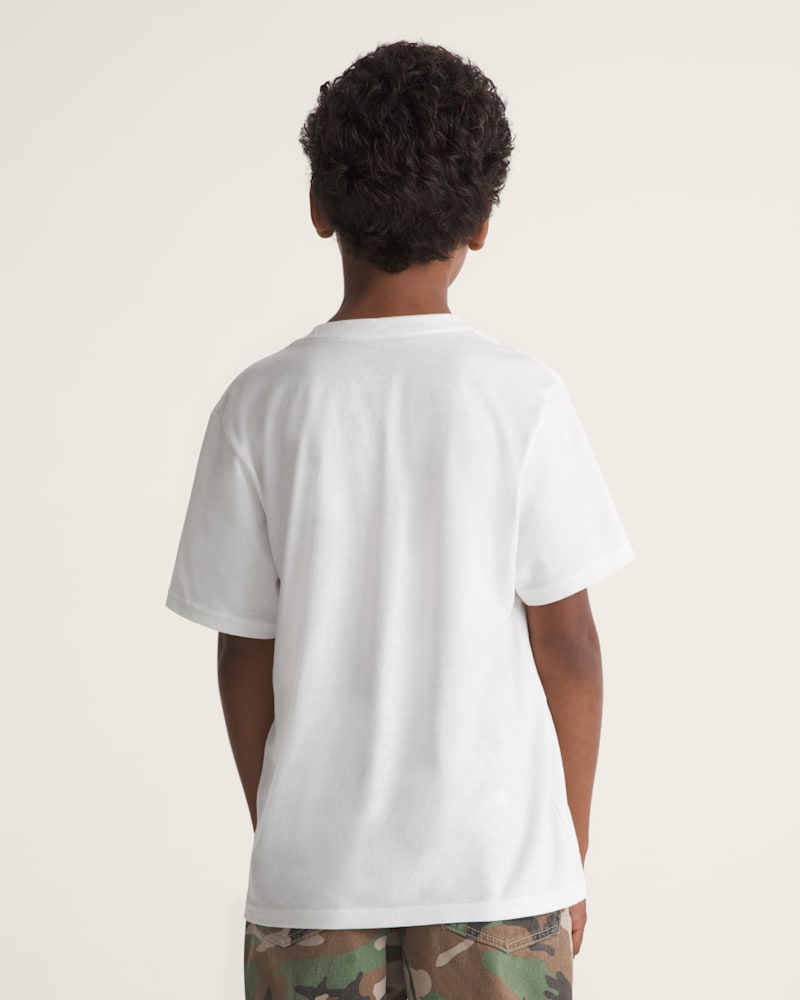 Детская футболка Vans Fresh Pies Short Sleeve, цвет: Зефирный белый — фото 4