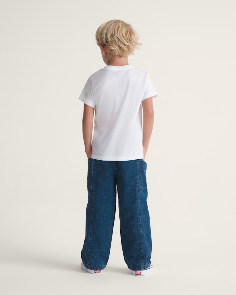 Детские брюки Vans Naithin 2.0 Ewaist Dobby Denim Pant, цвет: Индиго синий — фото 5