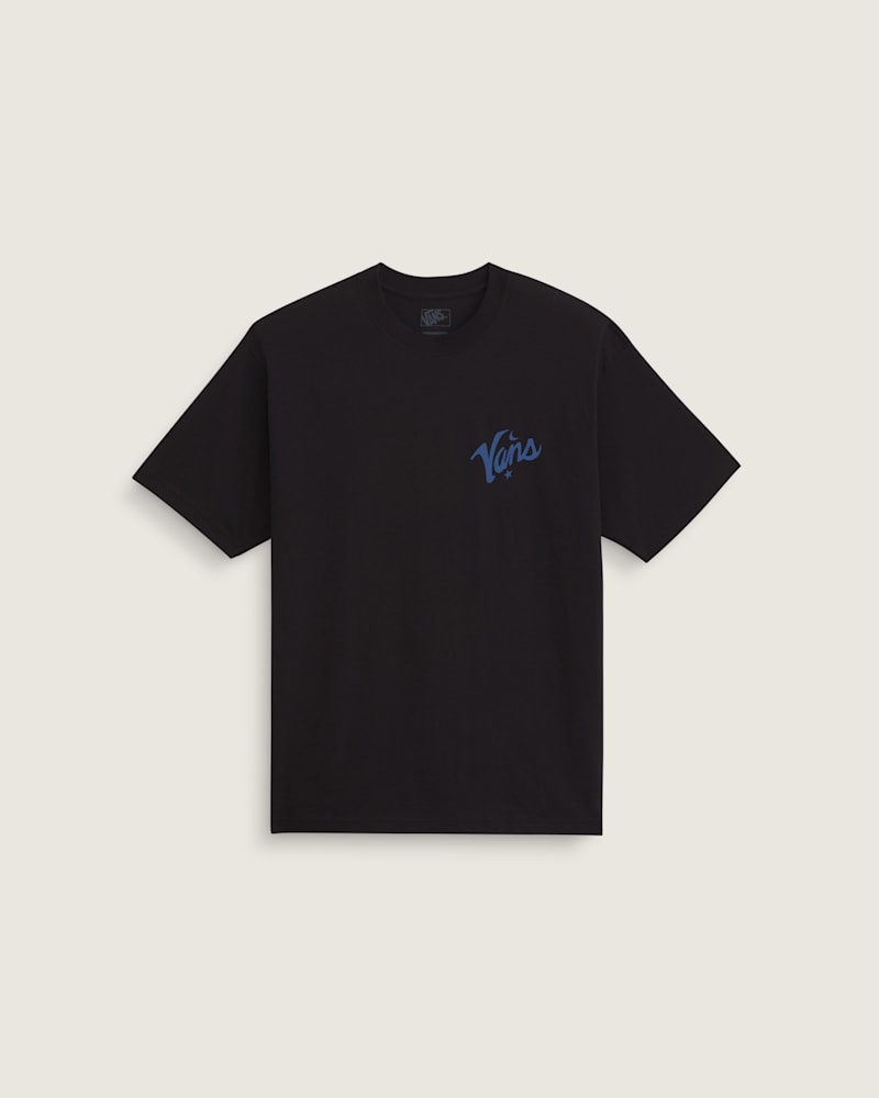Мужская футболка Vans Night Binge Short Sleeve, цвет: Чёрный — фото 2