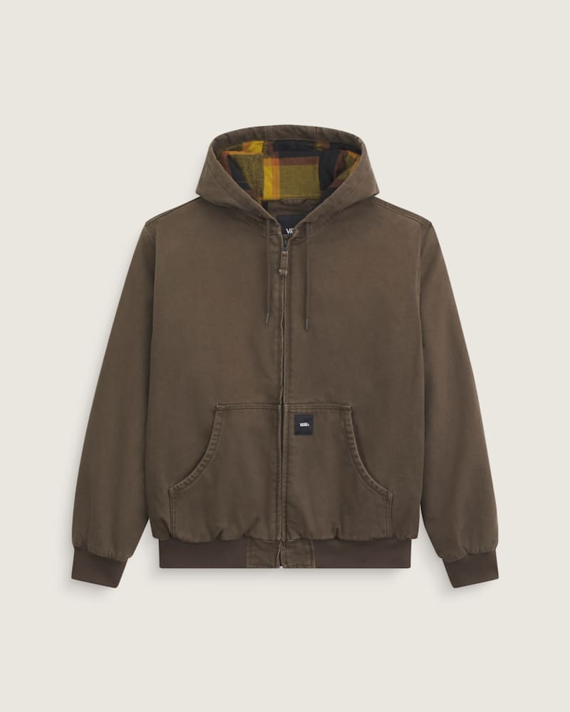Куртка Vans Workwear Canvas Full Zip, цвет: Коричневый
