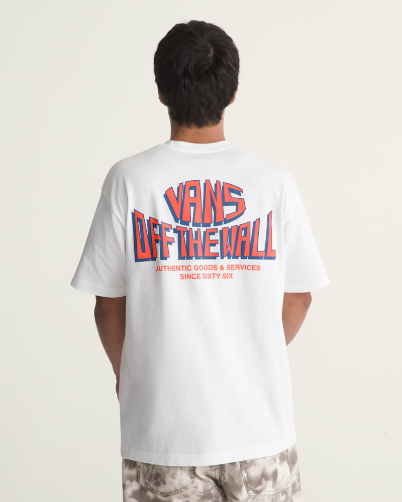 Мужская футболка Vans Panoramic Short Sleeve, цвет: Белый — фото 4