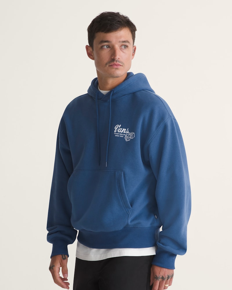 Мужской свитер Vans High Roller Pullover, цвет: Насыщенный тёмно-синий — фото 3