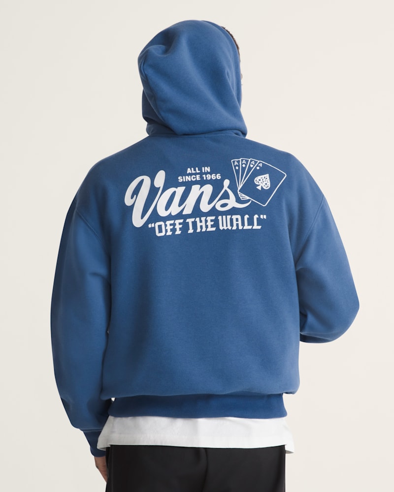 Мужской свитер Vans High Roller Pullover, цвет: Насыщенный тёмно-синий — фото 4