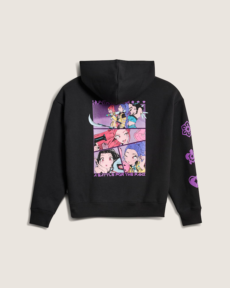 Детские свитеры KPop Demon Hunters x Vans Kids For The Fans Pullover, цвет: Чёрный